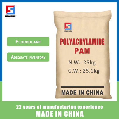 Anionic Polyacrylamide Granules PAM কেমিক্যাল ইন্ডাস্ট্রিয়াল গ্রেড অ্যাডিটিভস 25kg/ব্যাগ